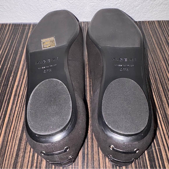M. Gemi The Mina Women’s Loafer 39.5/US9 Black Suede Flats Made InItaly MSRP$348 - Picture 6 of 10